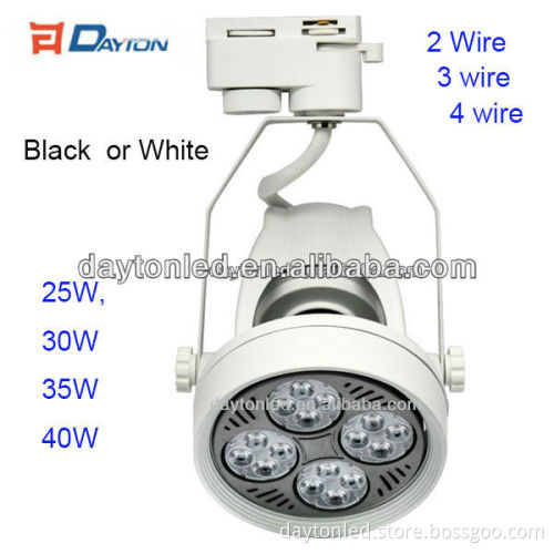 led museum track spot lighting 35w modern lighting fixture,par30 led track spot light